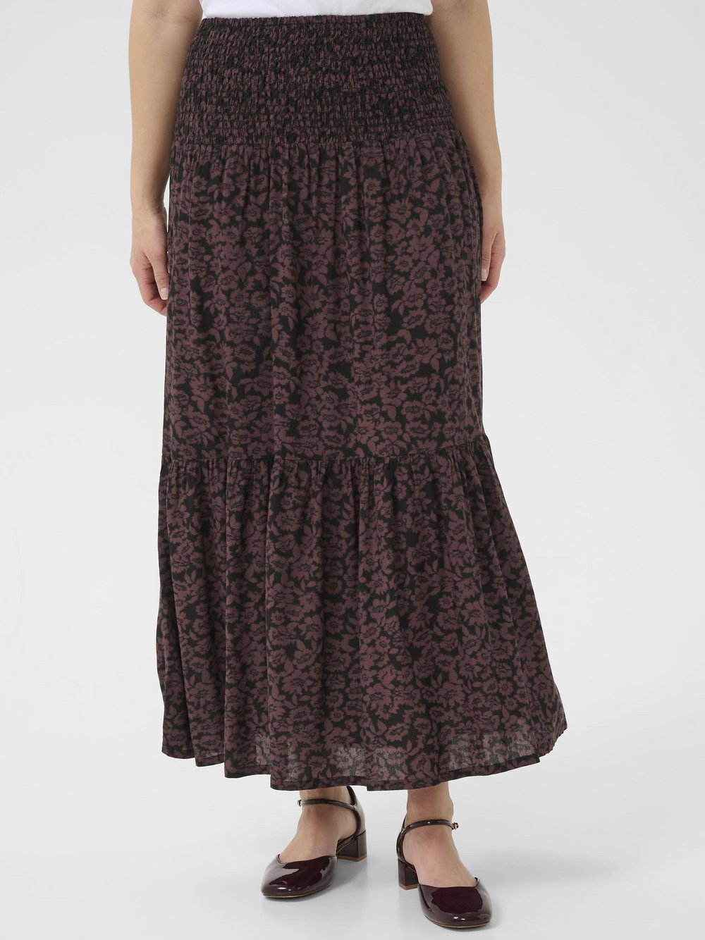 Kaffe Rock KAbeathe Damen bordeaux, M/L Image