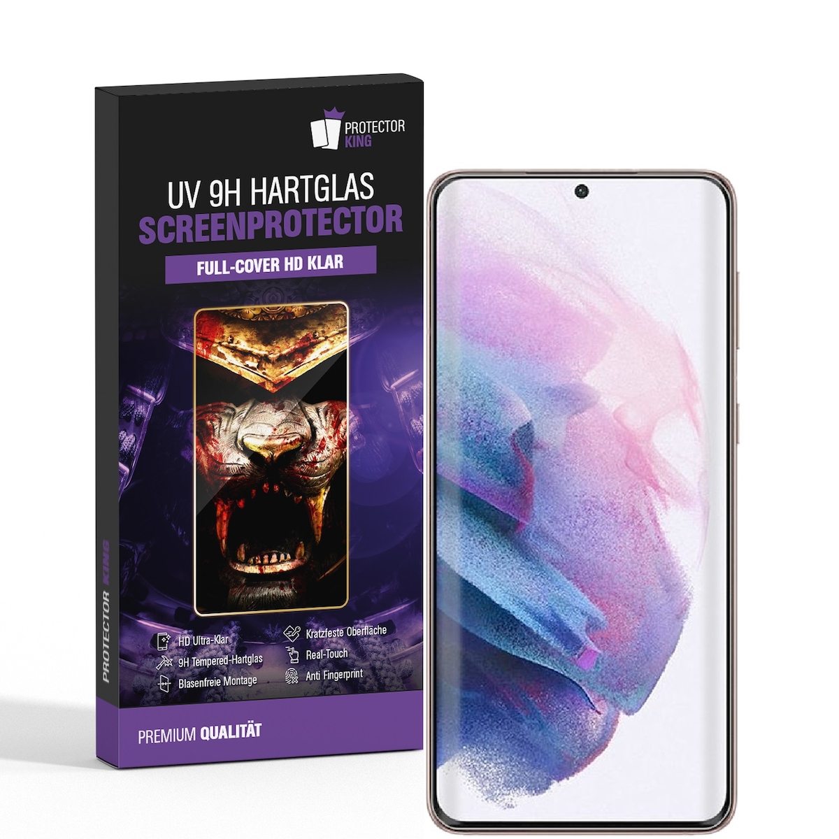 5x 9H Panzerglas für Samsung Galaxy S26 Plus Full-Screen Protector HD klar UV-Kleber Tempered Hartglas Displayschutz Schutzglas