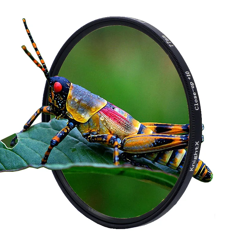 Makro-Nahaufnahmeobjektivfilter + 10 Filtersatz 49 mm 52 mm 55 mm 58 mm 62 mm 67 mm 72 mm 77 mm für Canon Nikon Sony Kameras Image