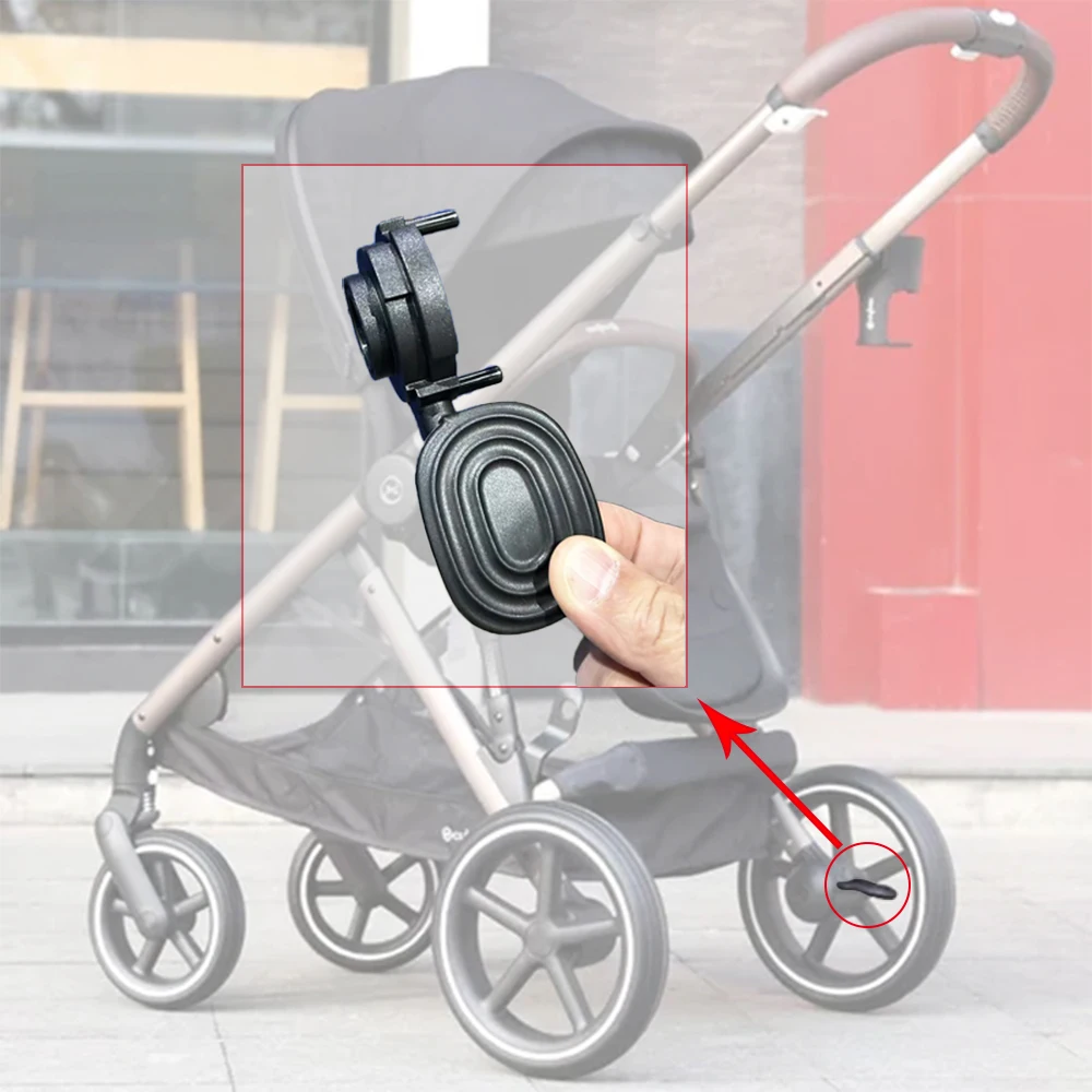 Kinderwagen-Bremspedal für Cybex Gazelle S Serie, Fußbremsplatte für Hinterrad, DIY Direkter Ersatz, Baby-Buggy Zubehör Image