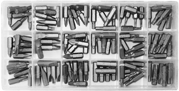 SWSTAHL Set, Schraubendreher-Einsatz (Bits) Bitsortiment, 1/4, 108-teilig 04142L