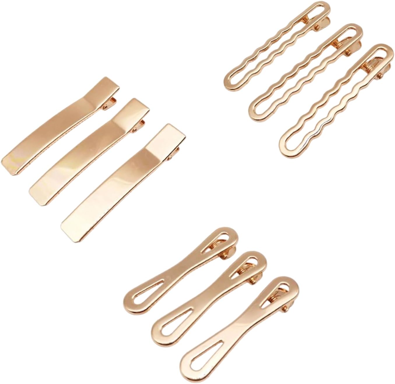 30 Fermagli Per Capelli A Forma Di Coccodrillo, Fermagli Per Capelli A Becco D'Anatra, Fermagli Per Capelli Piatti, Fermagli Per Capelli Da Donna, Fermagli Per Capelli A Forma Di Coccodrillo Dorati, F