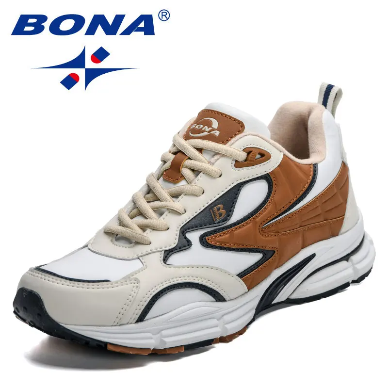 Bona neue Designer Sports chuh Männer Casual Sneakers hochwertige leichte atmungsaktive Sport Mann Schuhe beliebte Laufschuhe