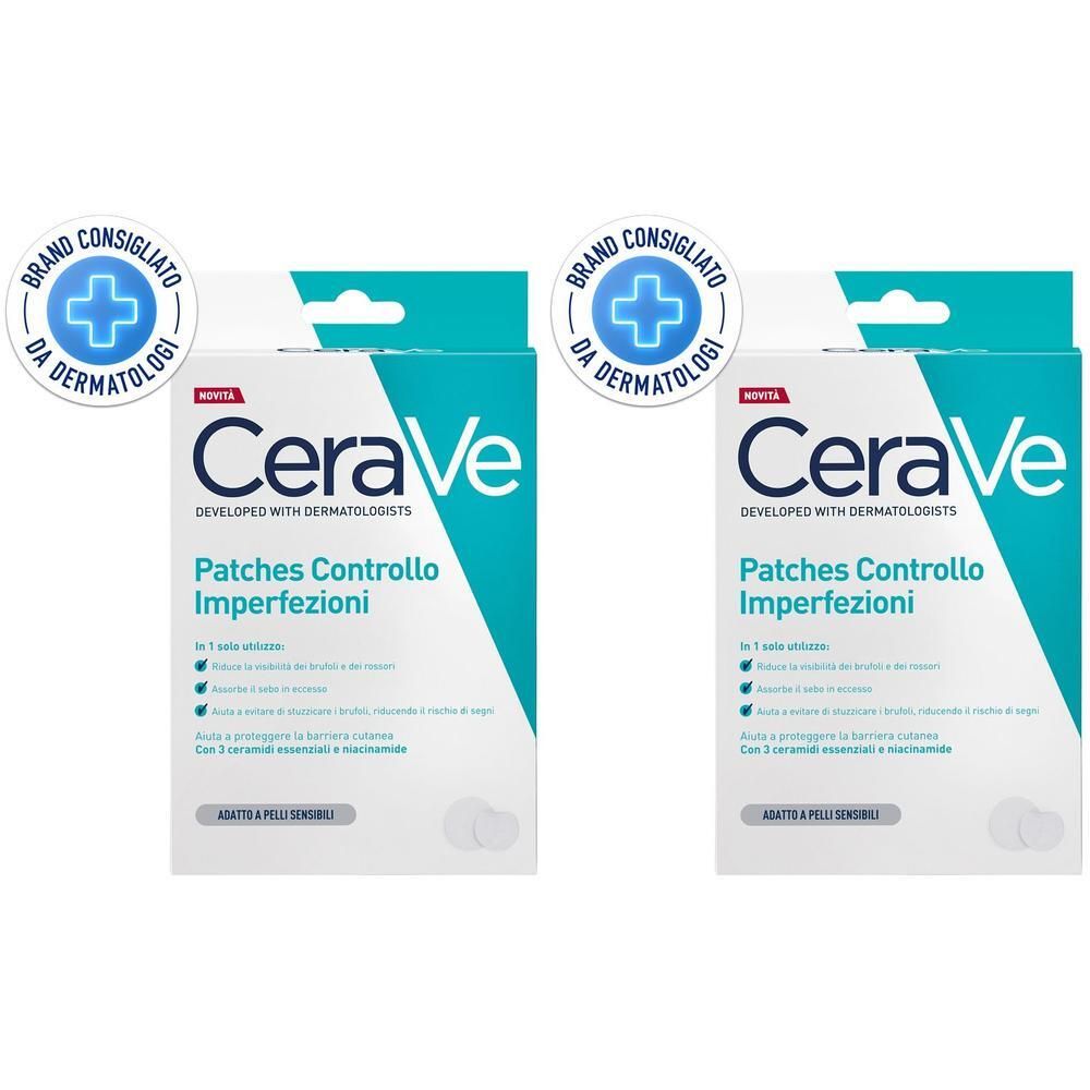 CeraVe Patches Idrocolloidali Anti Brufoli, Per Pelli a Tendenza Acnei