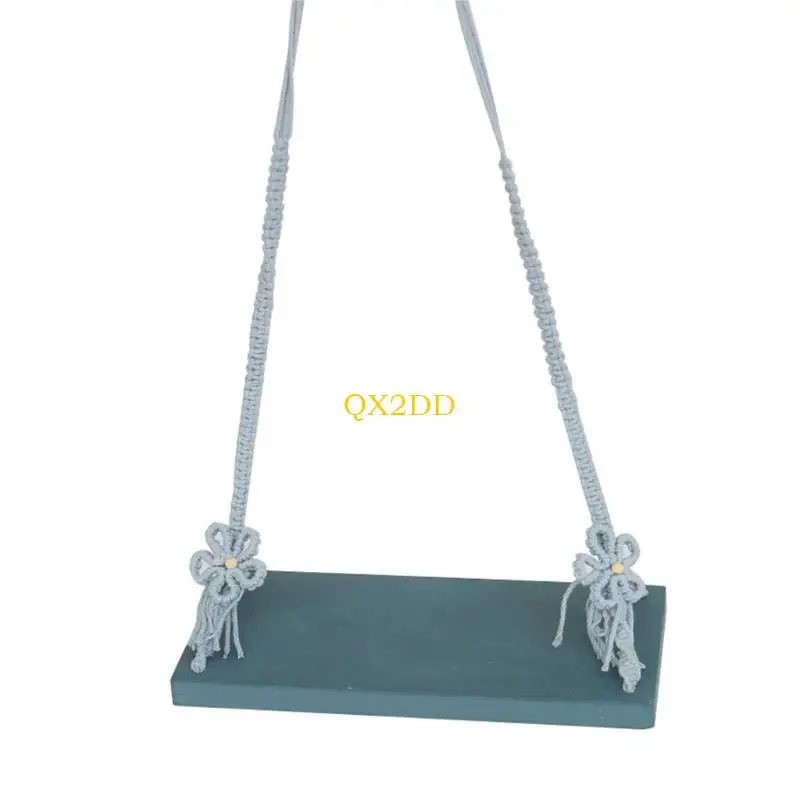 QX2D Holzschaukelsitze für Neugeborene, Jungen und Mädchen, Fotografie-Requisiten, Schaukelsitz für Babys, unvergessliche Fotos, Image