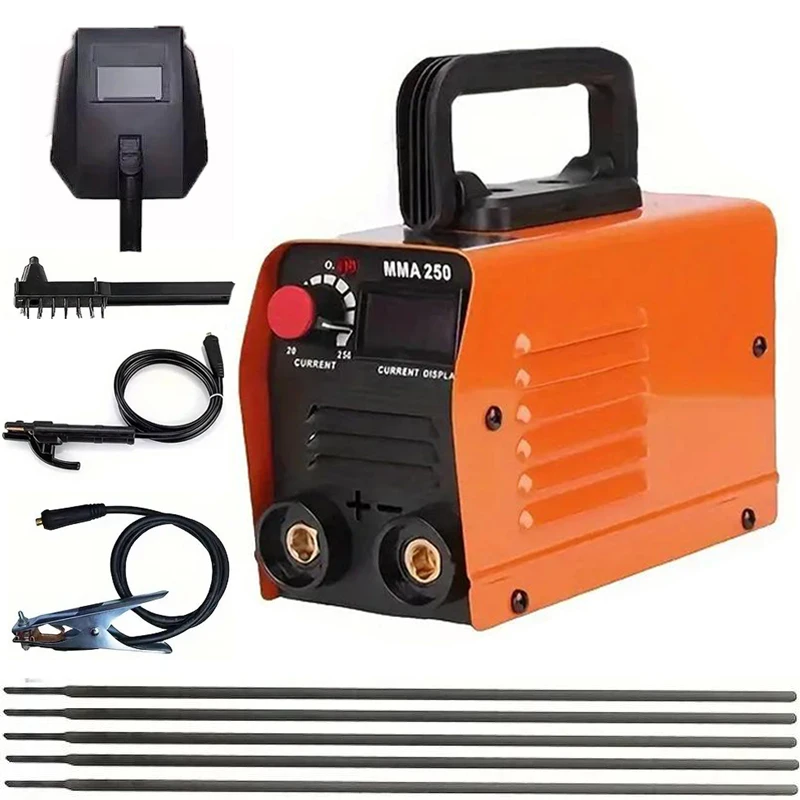 Tragbares ZX7 250A Inverter-Lichtbogenschweißgerät, 220V MMA-Schweißmaschine mit Fehleranzeigeleuchte, 3,8kW für Heimwerker & Autoreparatur Image