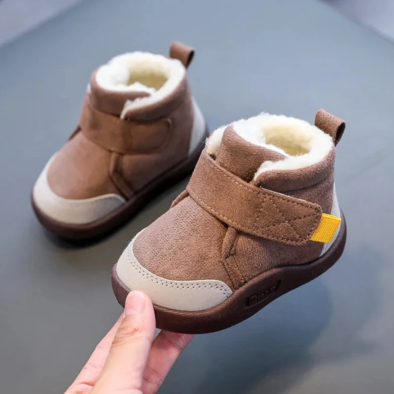Winter Baby Schuhe Jungen Mädchen Warme Plüsch Kleinkind Schnee Stiefel 0-5 Jahre Kinder Mode Anti-slip Turnschuhe kinder Schuhe
