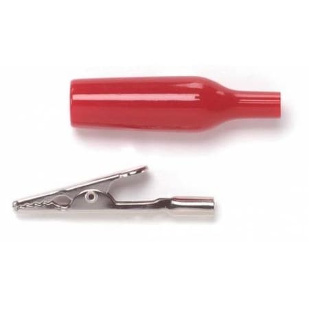 POMONA ELECTRONICS 2240-2 Alligator Clip, Red, 150 V, 5 A, PK10