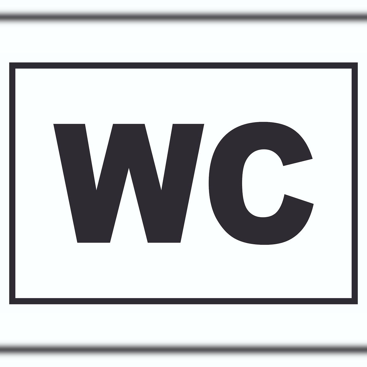 HB-Druck WC Schild A6 (105x148mm) Image