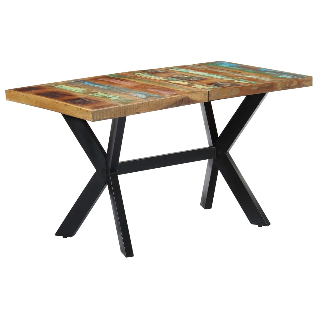 vidaXL Esstisch 140x70x75 cm Altholz Massiv Image