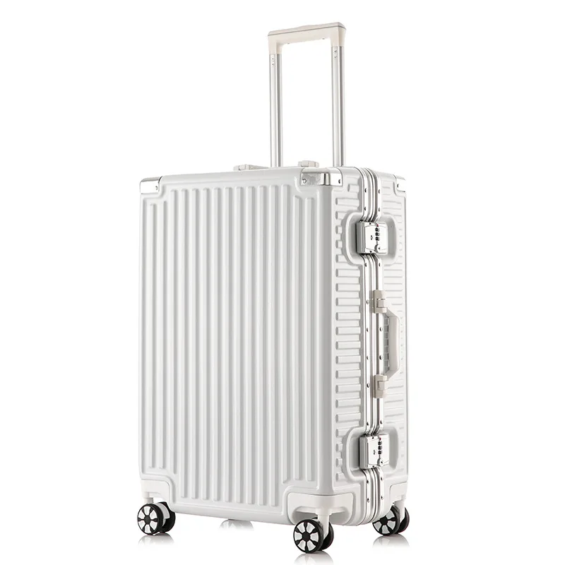18/20/24/26 Zoll Reisekoffer Herren Handgepäck Damen PC Aluminiumrahmen Trolley TSA Passwortschloss Boardingbox Image