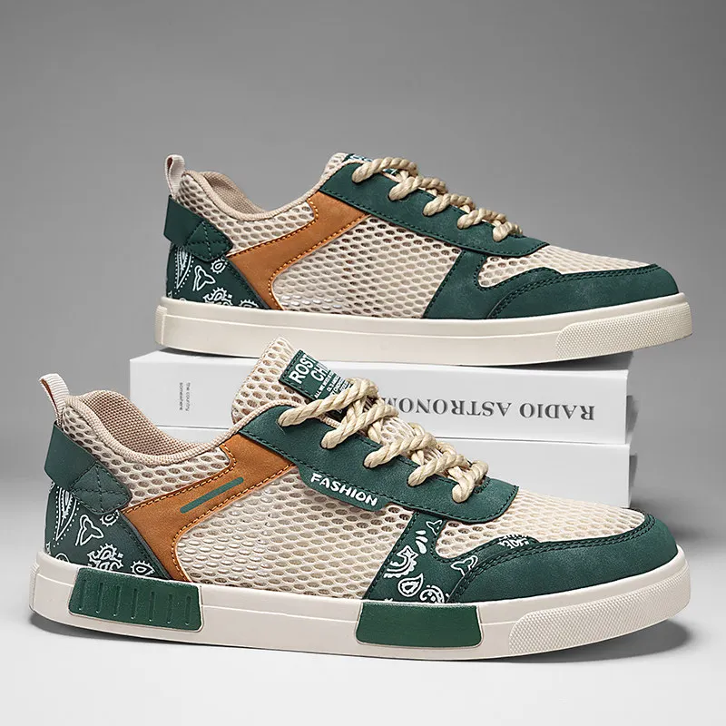 Große Größe 47, Sommer-Turnschuhe für Herren, heißer Verkauf, günstige Herren-Skateschuhe, atmungsaktive Mesh-Sportschuhe für Herren, Zapatos De Skateboard