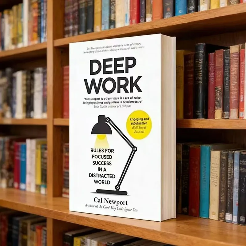 Deep Work von Cal Newport: Regeln für gezielten Erfolg in einer aufgeweckten Welt. Roman, Taschenbuch, auf Englisch, englische Bücher, Libreria Image