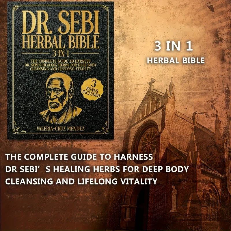 7041 Dr. Sebi Kräuterbibel 3-in-1: Entgiftung und Reinigung Ihres Körpers mit Dr. Sebis Heilkräutern für dauerhafte Gesundheit und Vitalität Image