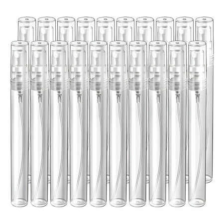 ACDANC 2026 New Mini Spray Bottle 20 Pack 10Ml Perfume Bottle Empty Plastic Refillable Perfume Bottles Atomizer Sample Bottle Fine Mist Spray Bottles for Perfume Essential Oil Bottle for Travel