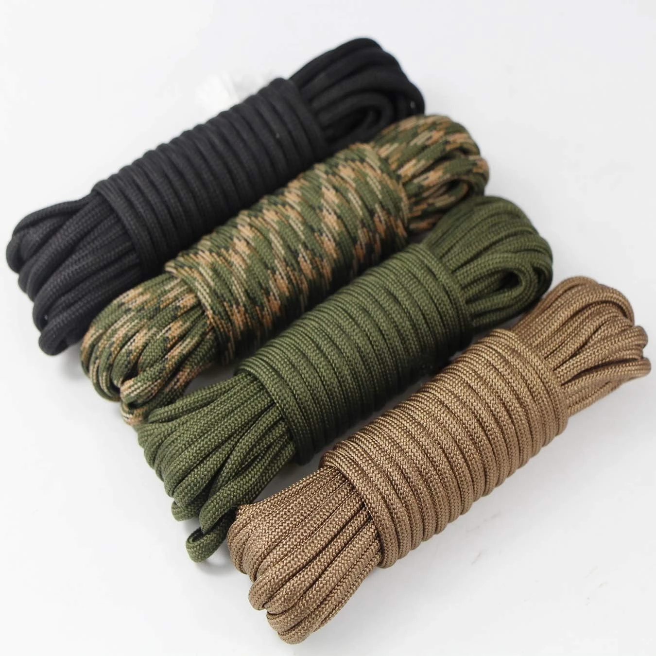 Neue 550 Military Paracord 7 Strang 4mm Taktische Fallschirmschnur 3 m/16 m/31 m Camping zubehör Outdoor Survival DIY Armband Seil