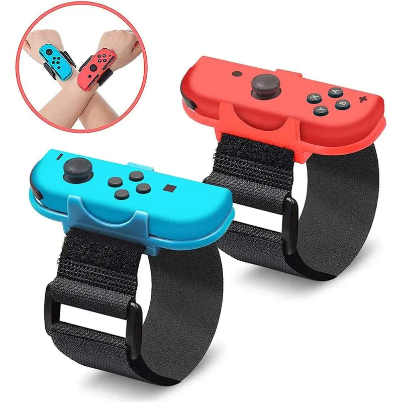 2 Stück verstellbares Spielarmband für Nintendo Switch Joy-Con Controller Handgelenk-Tanzband Armband für Switch Oled Zubehör Image