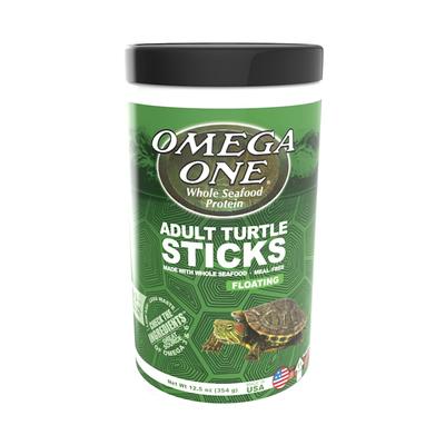 Omega One Natural Protein Formula Adult Turtle Sticks, 12.5 oz.