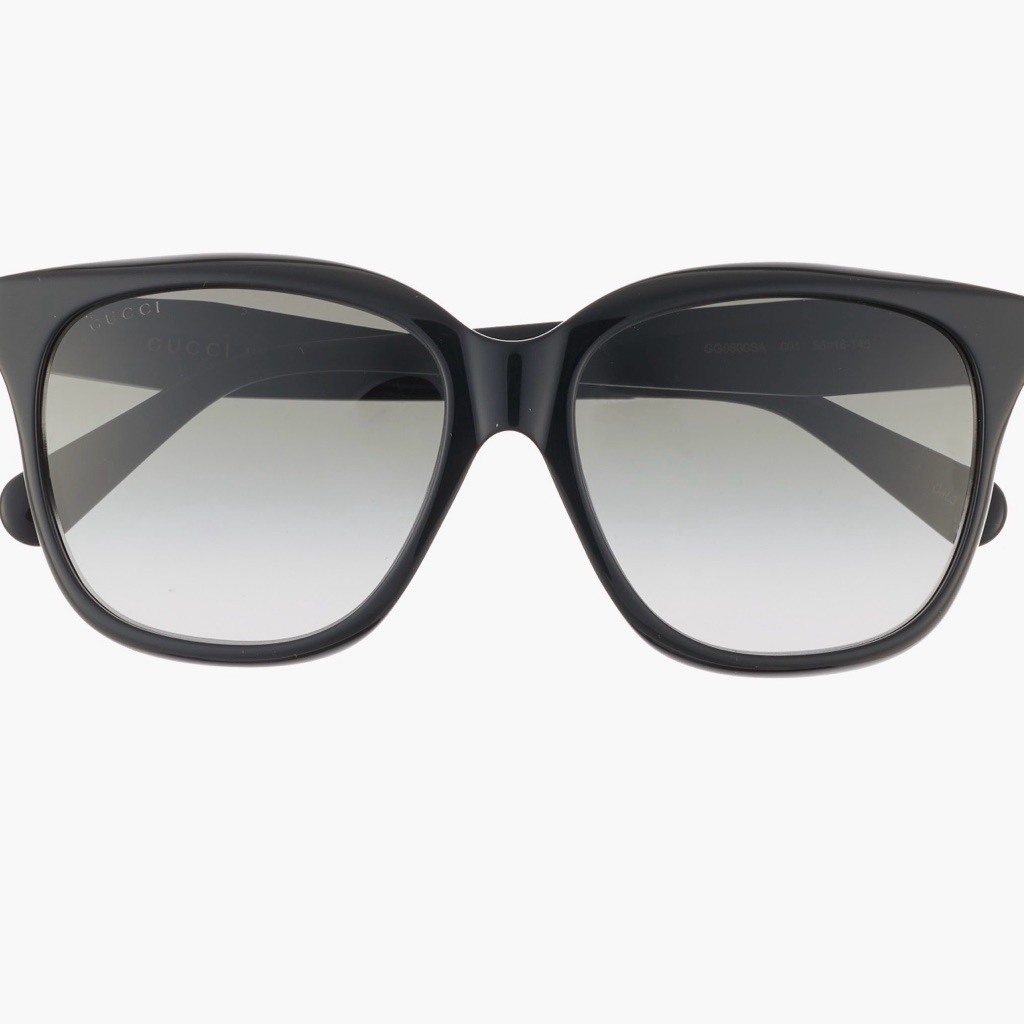 Gucci Accessories | Gucci 56mm Gray Gradient Square Sunglasses | Color: Black/Gray | Size: 5616-145
