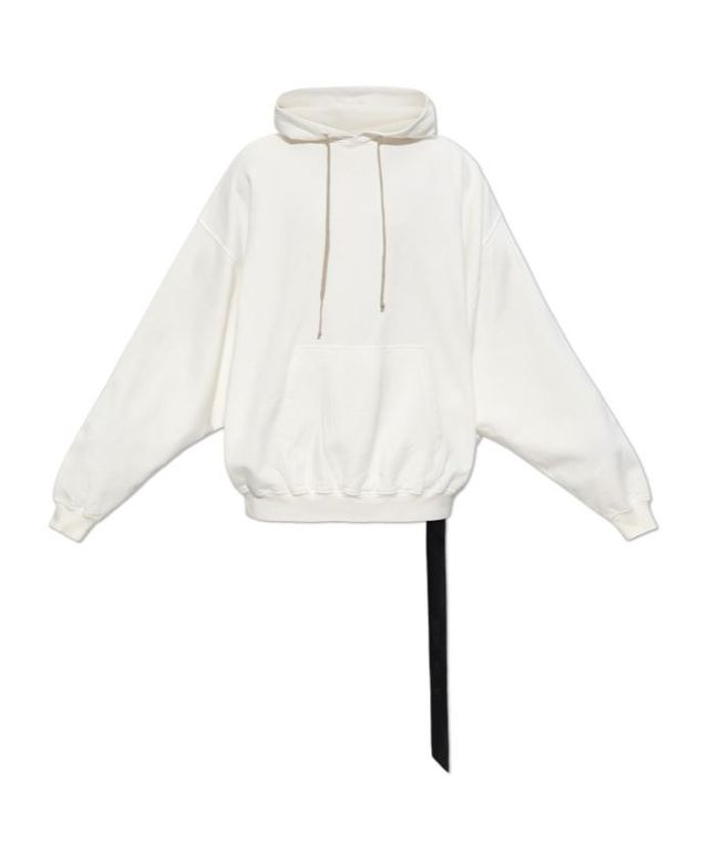 Hun Oversized Hoodie - White - Rick Owens Sweats