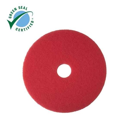 3M 5100N 778 Buffing Pad 5100N,16",Red,PK5