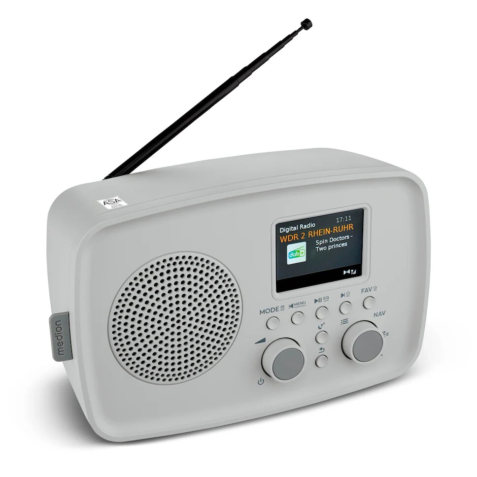 MEDION LIFE DRE-1 DAB+ Radio Bluetooth, Radiowecker, IPX1 Image