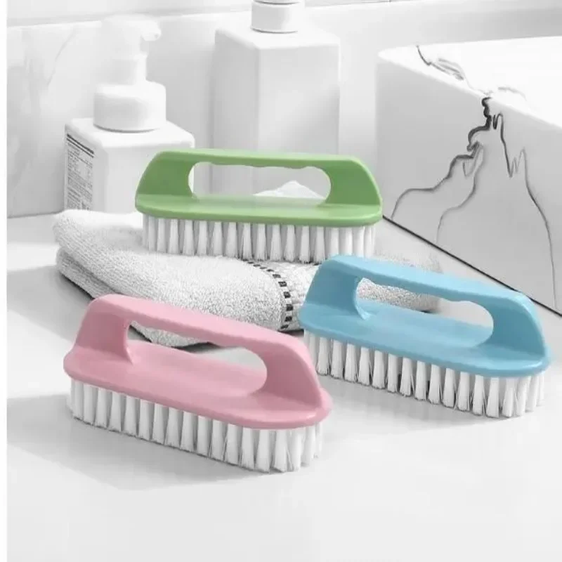 All Purpose Stiff Bristle Scrub Brush Household & Shoe Cleaning Brush For Laundry & Surface Care blue