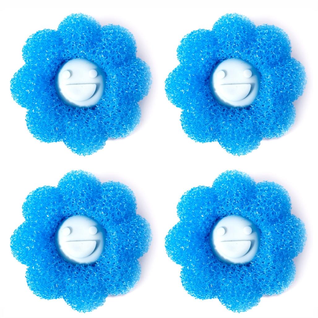 Anti Tangle Laundry Balls For Washing Machine Hair & Lint Removal Cleaning Balls pink