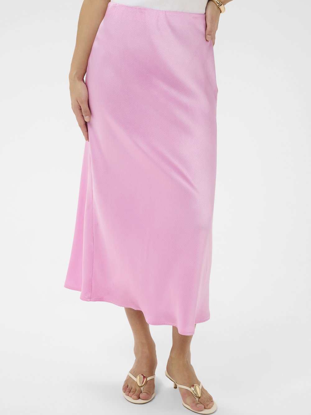 Kaffe Freizeitrock KALOTTE Elastische Taille Damen rosa, 38