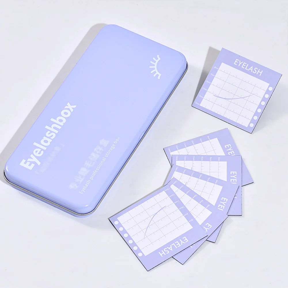 Wimperntransplantationstisch, tragbarer Wimpern-Organizer, Wimpernbox, platzsparende Aufbewahrungsbox, Wimpernverlängerungsstudio-Werkzeug, Wimpern ex Image