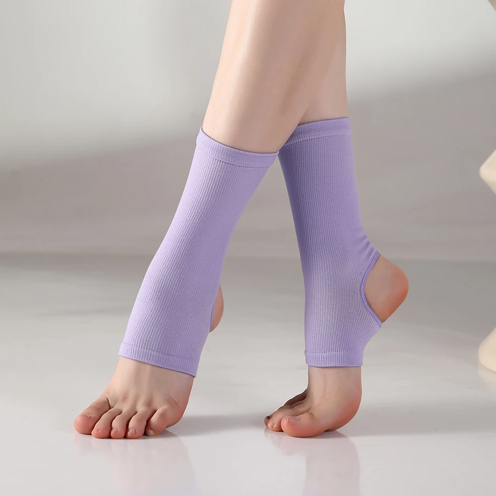 Mädchen Rhythmische Gymnastik Schuhe Frauen Ballett Tanz Schuhe Praxis Knöchel Socken Bauchtanz Schuhe frauen Kinder Halbe Schuhe Image