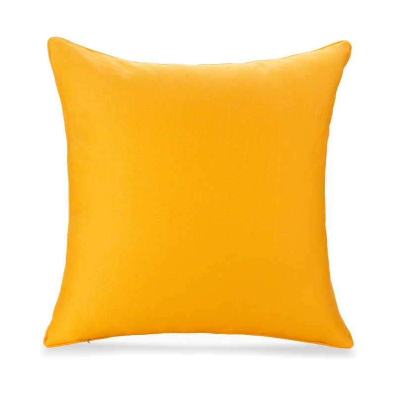 Minkurow Federa 45 X 45 Cm Cotone+poliestere (set Di 2) -giallo- Federa 45 X 45 Cm- Fodera Per Cuscino Resistente E Ipoallergenica 45 X 45 Cm