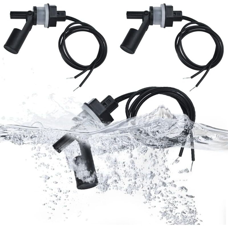 Set Di 3 Sensori Di Livello Dell'acqua, Interruttore A Galleggiante Per Pompa, Sensore Di Livello Dell'acqua Con Interruttore Automatico Per Acquario E Piscina
