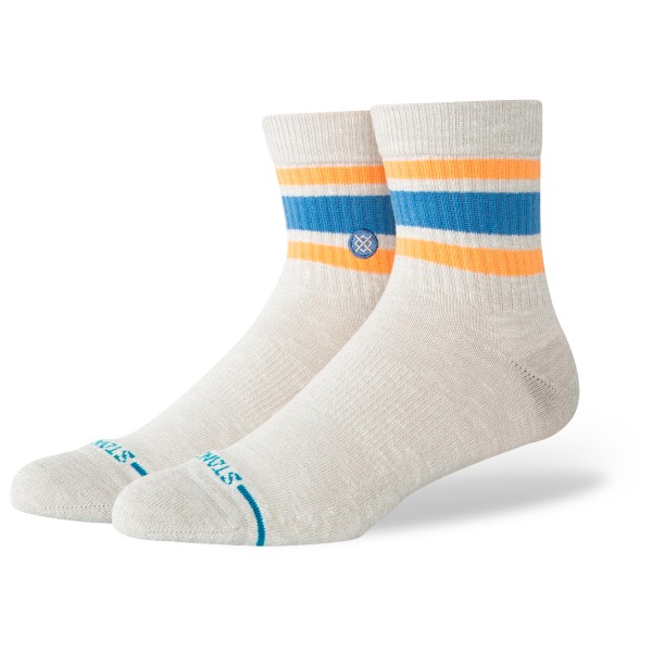 Stance - Slub Boyd Qtr - Multifunktionssocken 43-47 | EU 43-46 grau