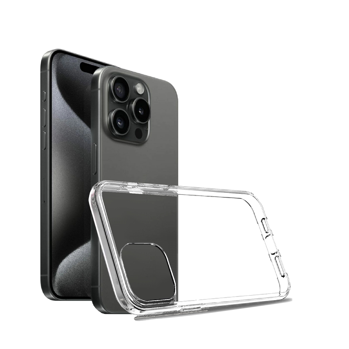 MobileKing Transparente Handyhülle für iPhone 16 - Backcover, TPU, Stoßdämpfend - MBK96