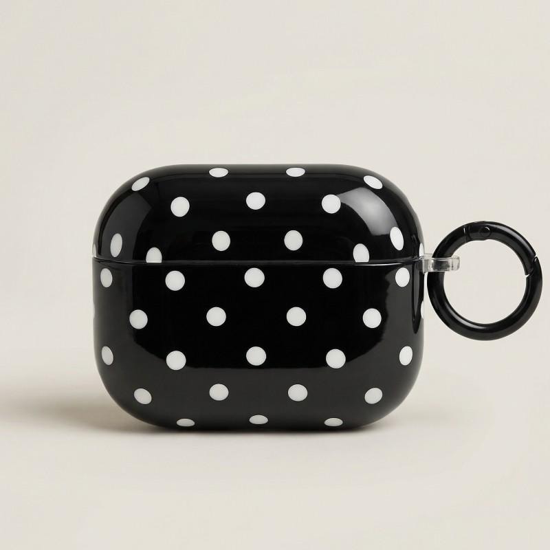 Custodia a pois per AirPods 1 2 3 4 AirPods Pro 1 2 3 - Simpatica cover protettiva per AirPods 3D per auricolari 1/2/3/4 - Earpods
