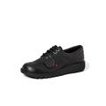 Kickers Men's Kick Lo Leather Shoes, Extra Comfort for Your Feet, Added Durability, Premium Quality, Black, 7 UK