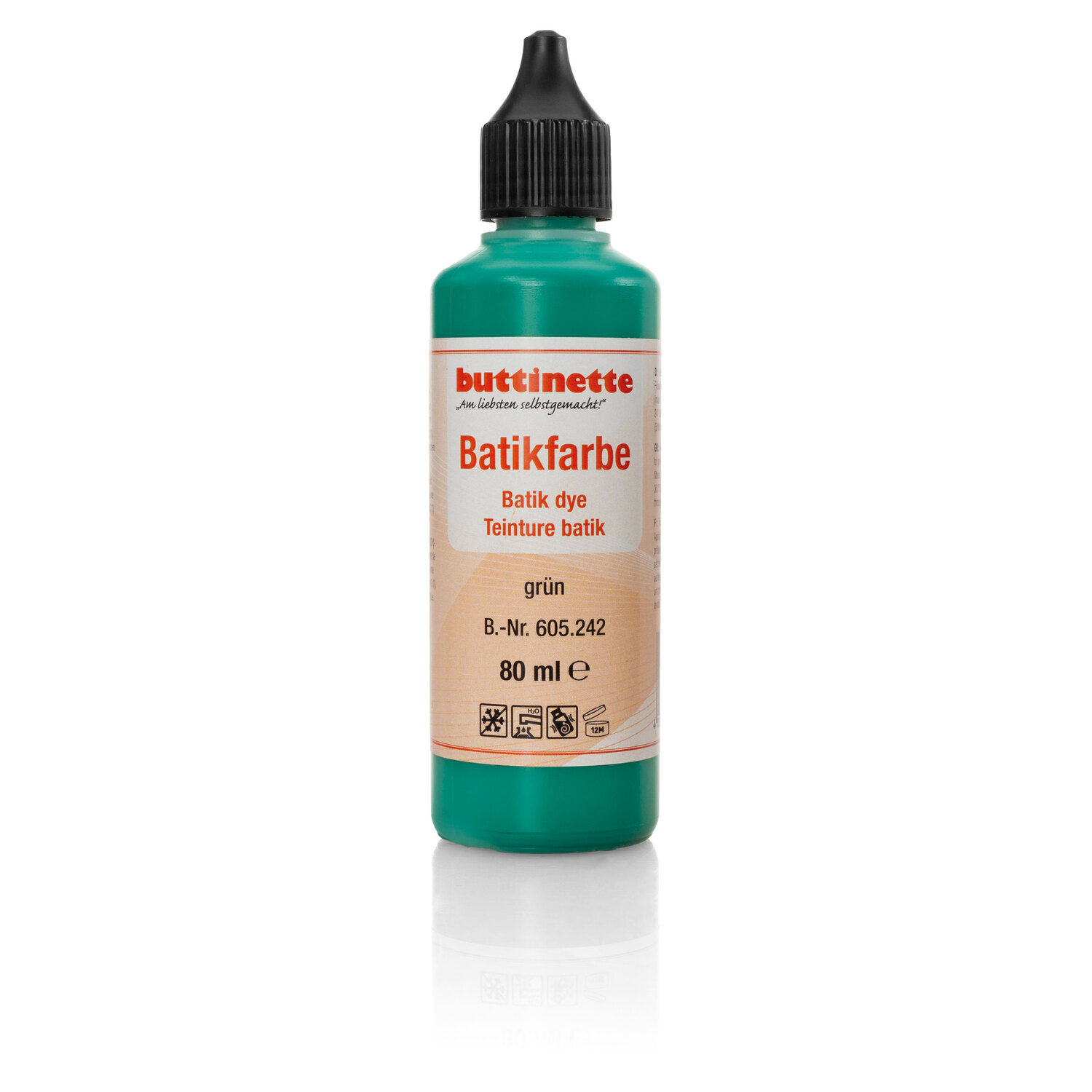 buttinette Peinture pour batik, différentes couleurs, 80 ml