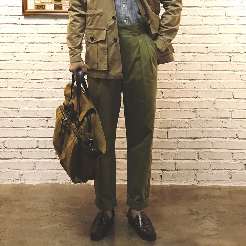 CK-0006 Herren Baumwolle Hohe Qualität Casual Militär Stilvolle Hosen Mans Vintage Gurkha Hosen Größe 28-42