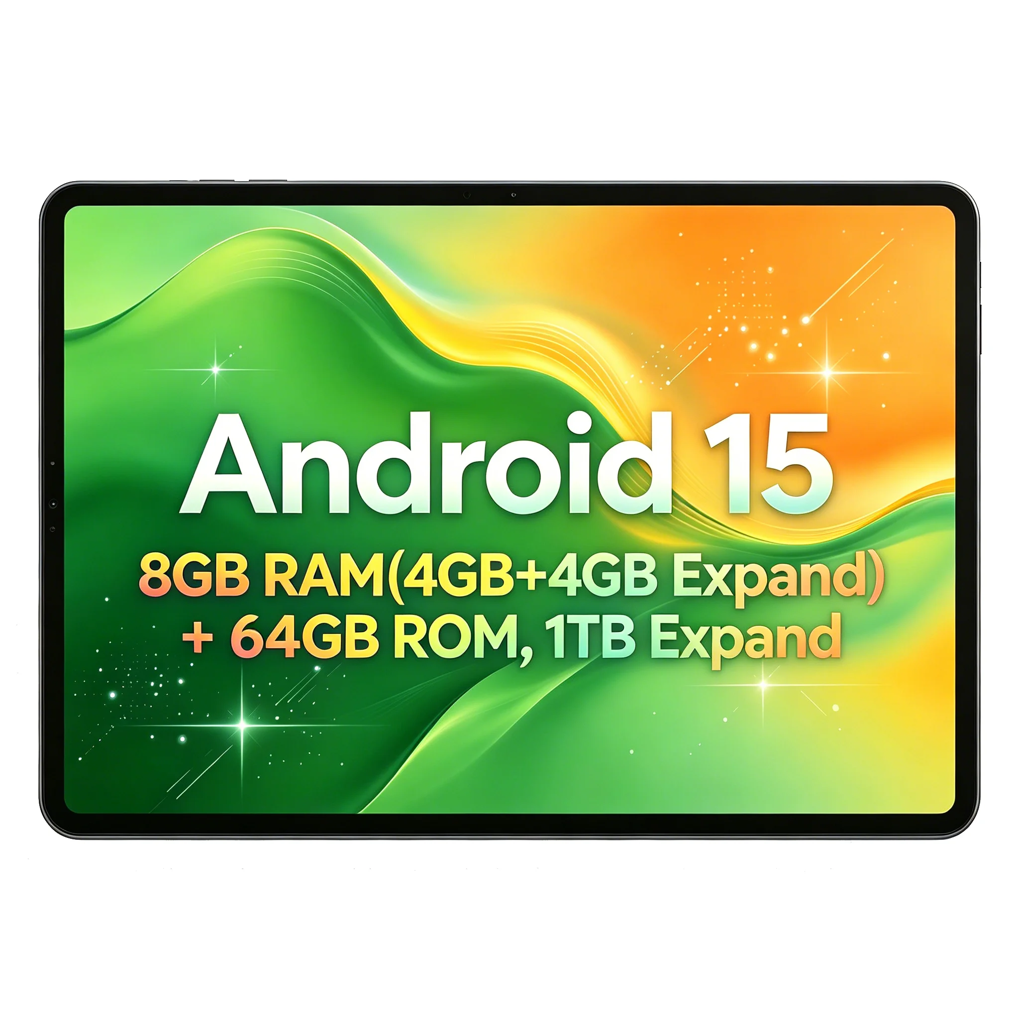 Paitanry 10,1 Zoll Android 15 Tablet Octa-Core 8GB(4GB+4GB Erweiterbar) RAM 64GB ROM 5000mAh IPS HD Touchscreen Google Play Tablet Image