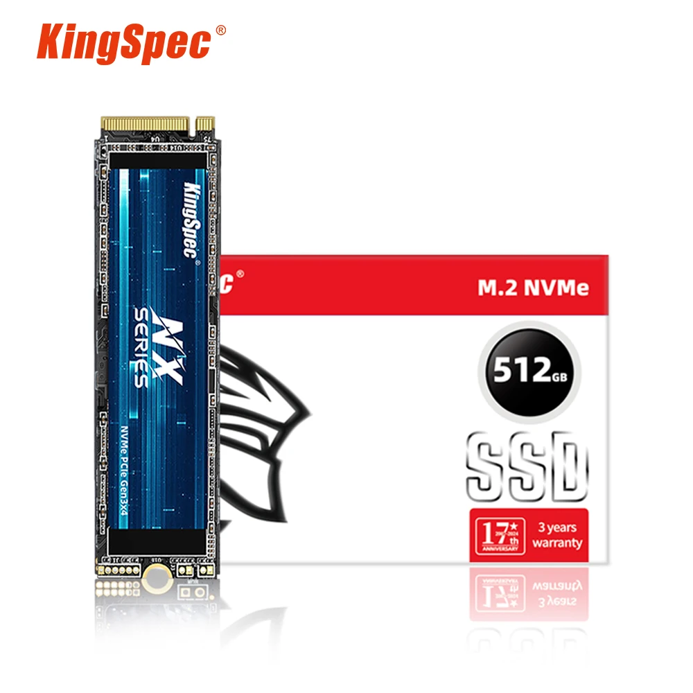 KingSpec SSD M2 PCIe3.0 2 TB 1 TB 512 GB M.2 NVMe Gen3 256 GB Festplatte Solid State Disk NMVE PCIe 3.0 HDD für Laptop Desktop PS4 Image