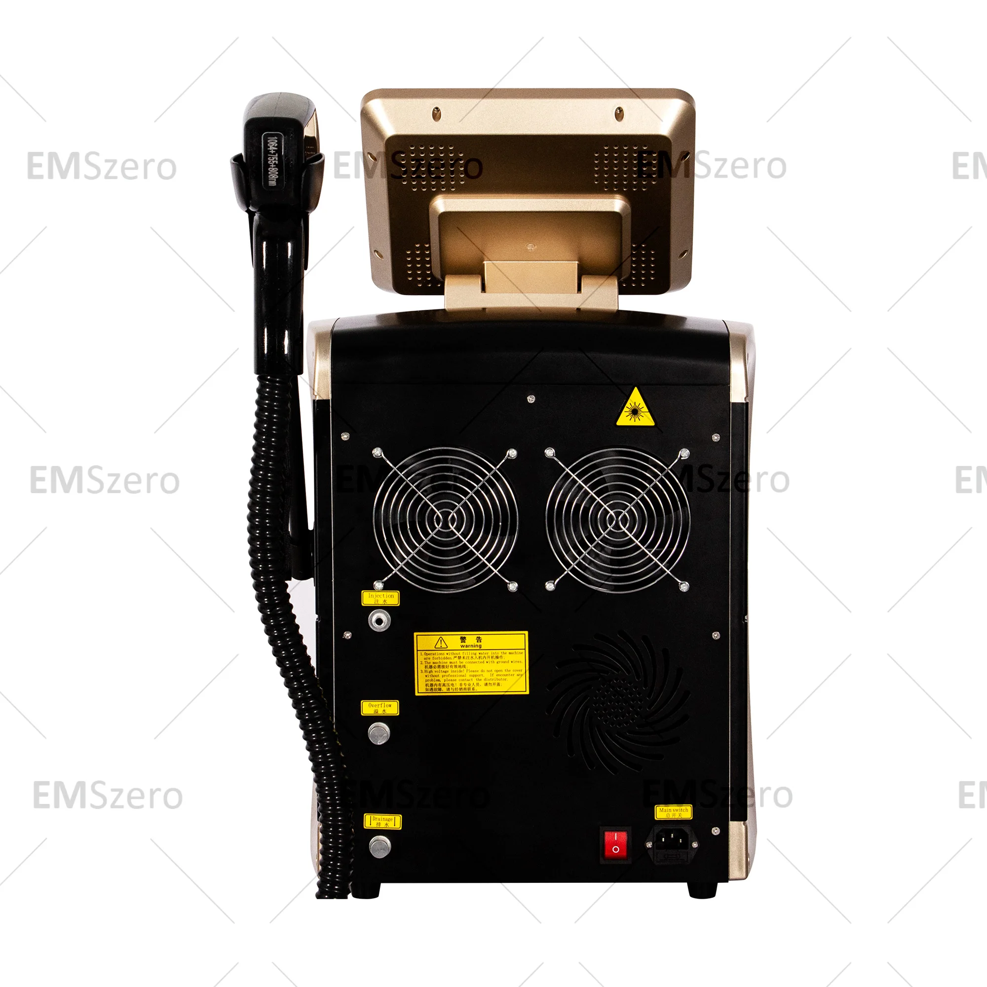 808nm Diodenlaser-Haarentfernungsgerät 3-Wellen-Eis-Titan Schmerzfreies Permanentes Alexandrit-Gerät für Professionelle Salons Depilador Image
