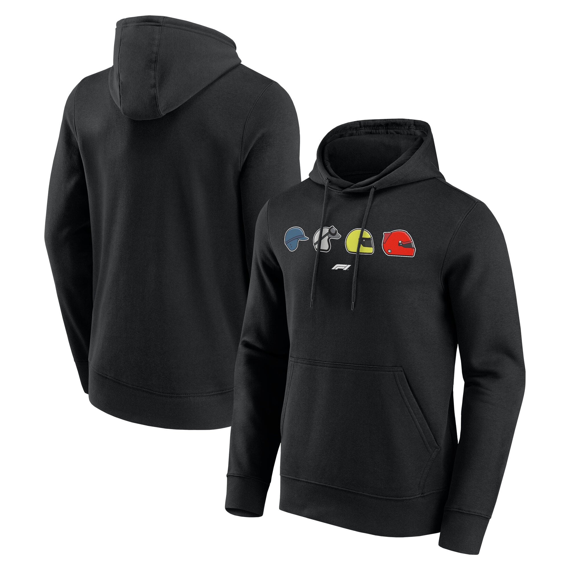 Sweat à capuche graphique Formula 1 Heritage Racing Helmets - Noir - Homme - Homme Taille: M - F1 Store FR