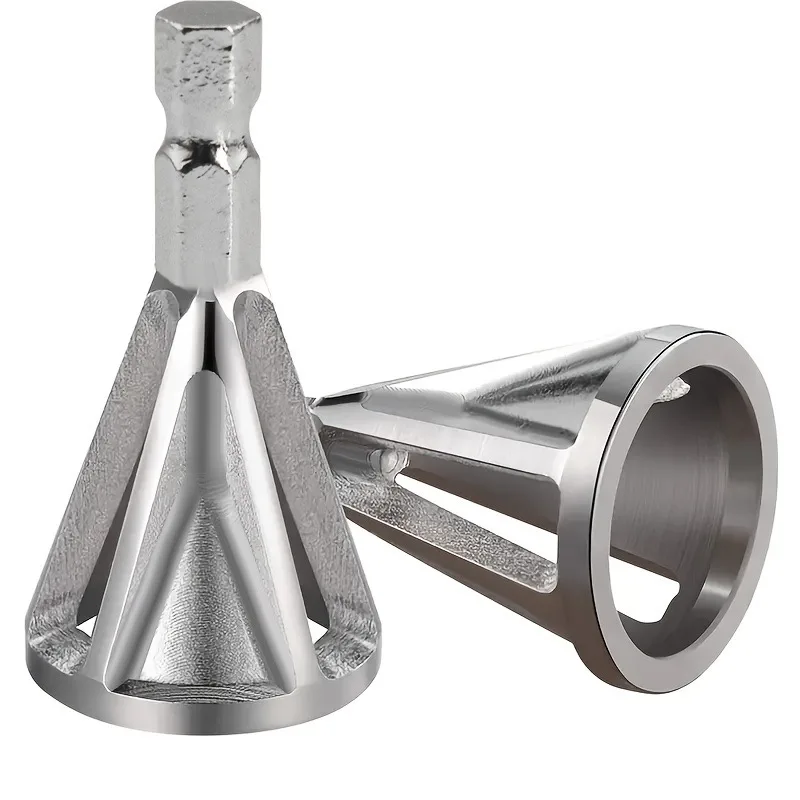 1-teiliges Anfaswerkzeug, Bohrfutter-Bohrwerkzeug, externes Anfaswerkzeug zum Entgraten von Metall, Schleifwinkel-Trimmung, geeignet für verschiedene C Image