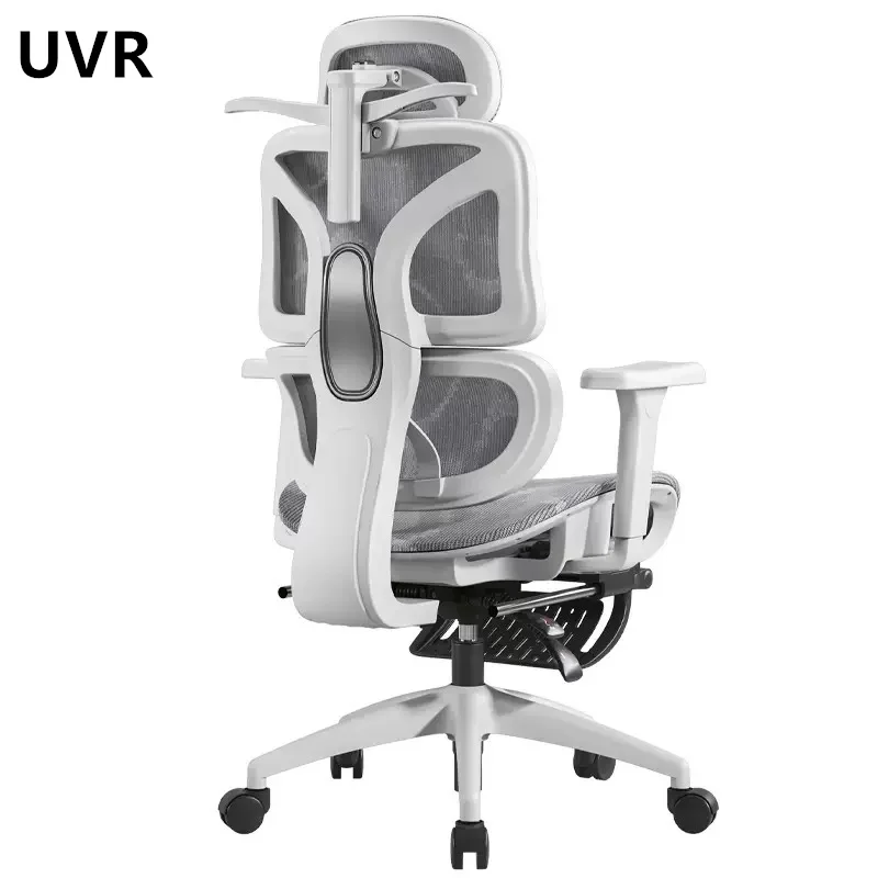Sedia ergonomica UVR, sedia per computer domestico, comoda per sdraiarsi, sedia da gaming, sedia da ufficio per lunghi periodi, sedia reclinabile