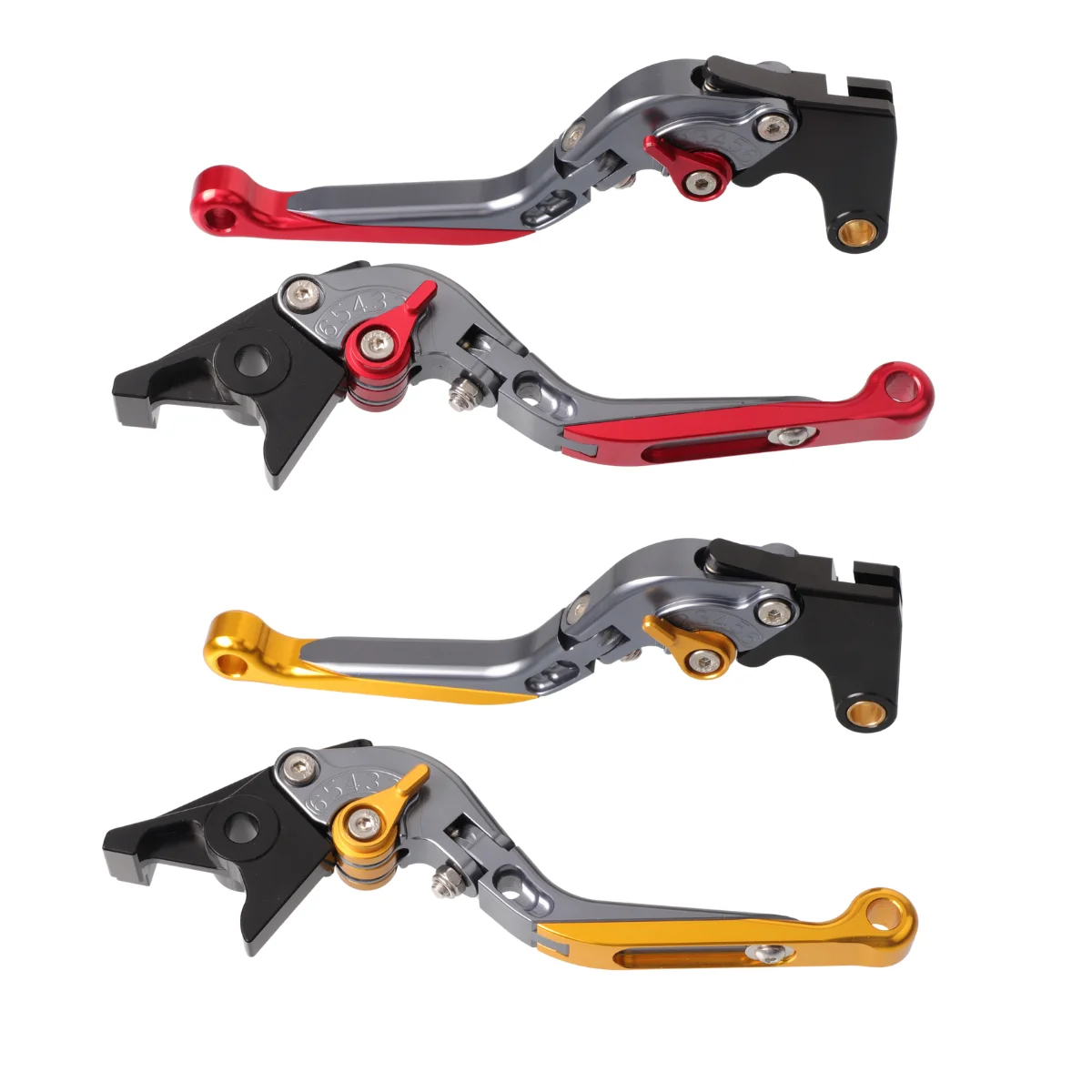 Set Leve Freno Frizione Regolabili Pieghevoli CNC per Kawasaki Z900 Z650 Ninja650 NINJA 650 Z 900 Z 650 2017-2024 Ricambi Moto
