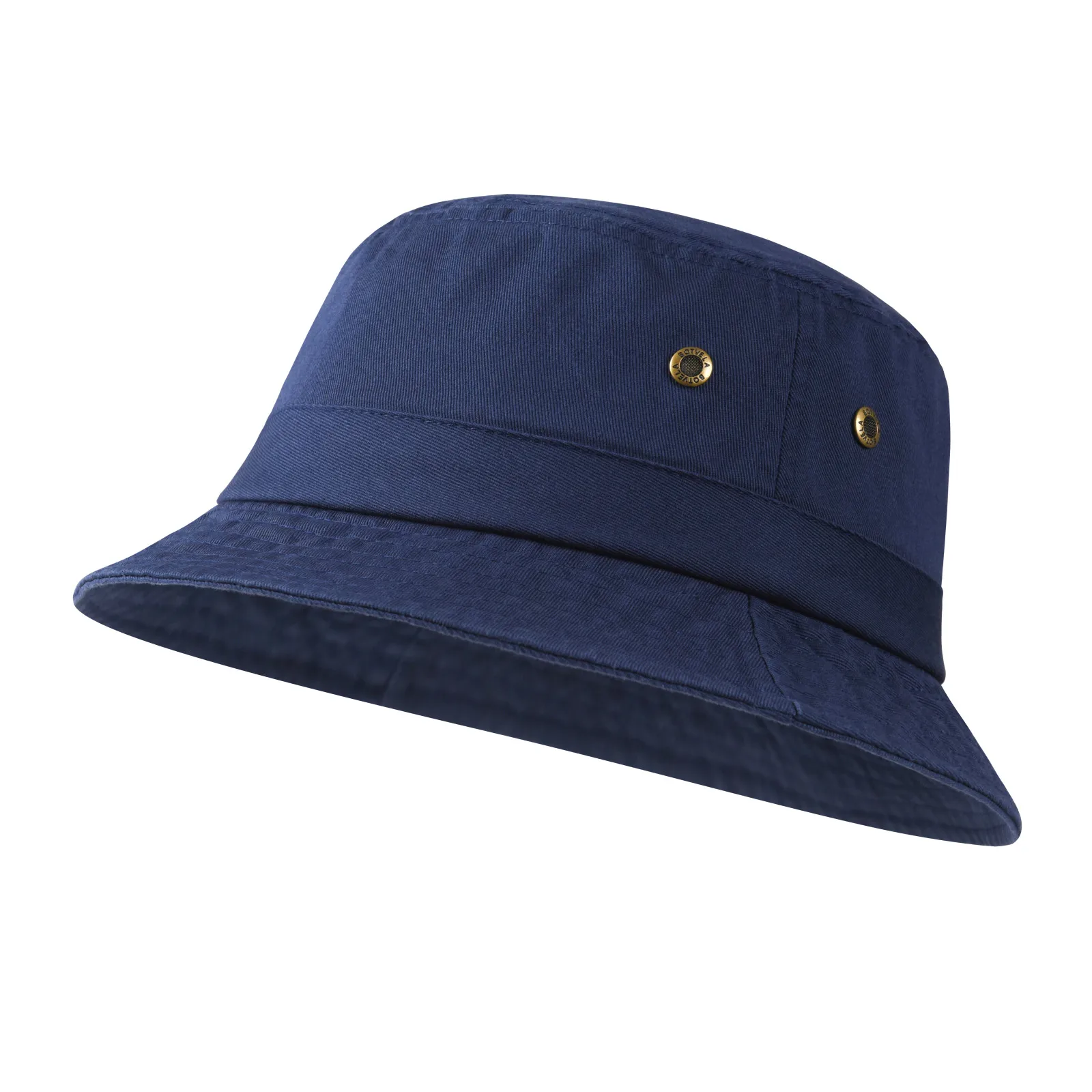 Cappelli da pescatore BOTVELA in twill di cotone unisex con visiera corta, cappelli estivi casual per la protezione solare all'aperto, cappelli Panama