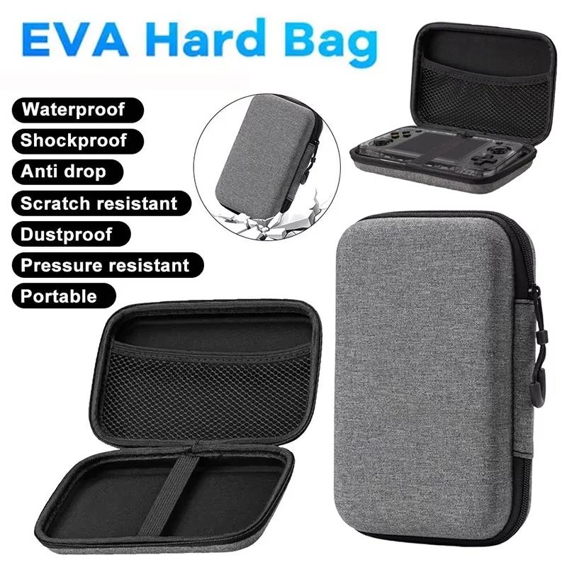 Sac de rangement EVA pour console de jeu, étui de protection portable, étui rigide pour console de jeu, étui de transport pour console, accessoires pour R36S R35S