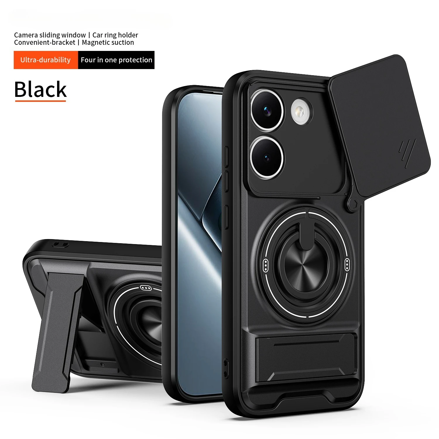 Coque de téléphone portable avec support intégré pour Xiaomi POCO X8 Pro MAX 5G X7 Pro Pocox8 - Accessoires pour téléphones portables