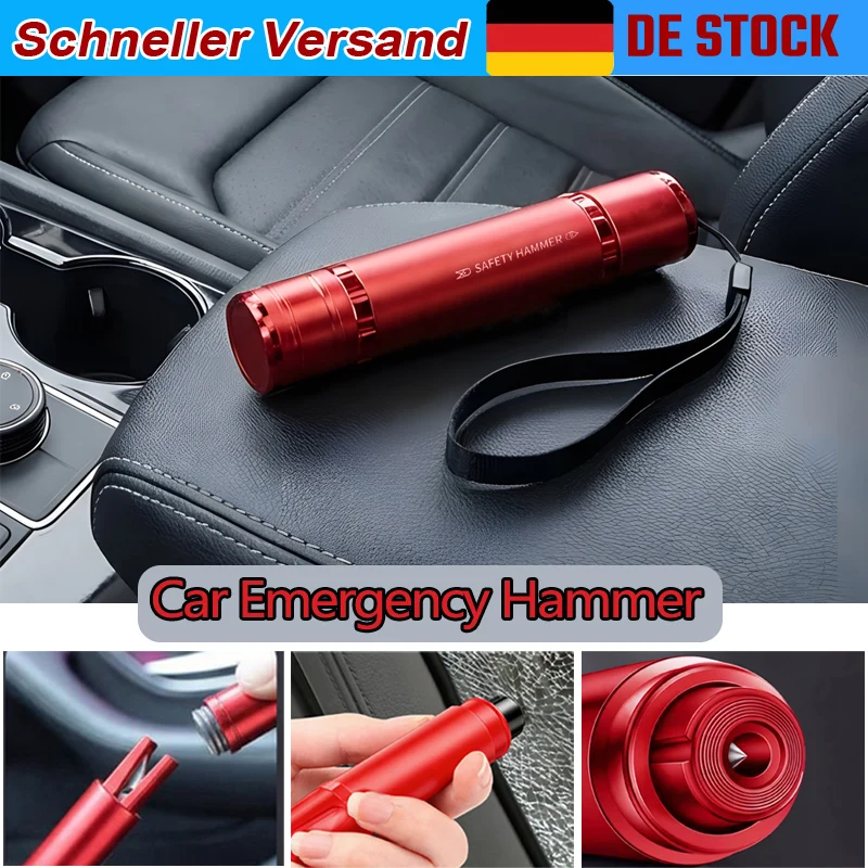 Marteau de secours pour voiture, marteau de sécurité pour voiture, brise-vitre de voiture, outil d